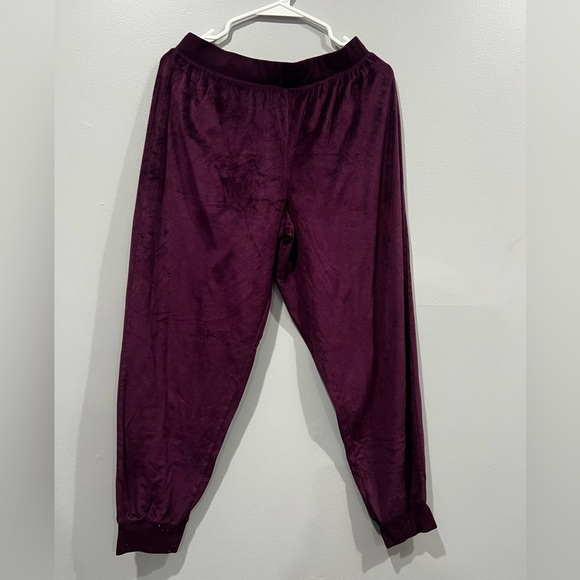 HONEY DEE women’s Plush Purple Lounge 2pcs Set/size M - Picture 10 of 10